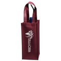 Wine Bag - 1 Bottle Non-Woven Tote (5"x5"x12") - Screen Print